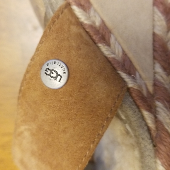 Women's UGG wedge sandals size 7 - Picture 5 of 8